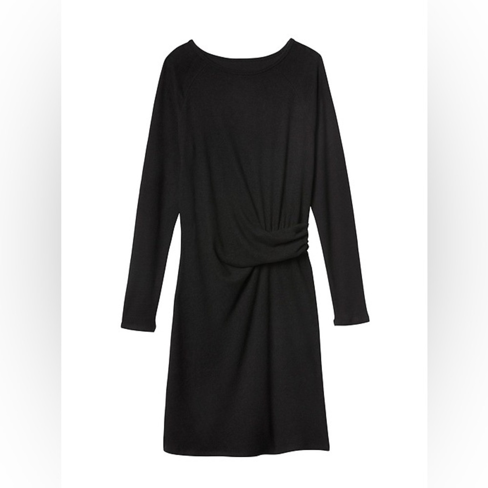 Athleta Solitude Dress in Black NWT XS